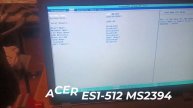 не работает тачпад на Acer es1-512 ms2394