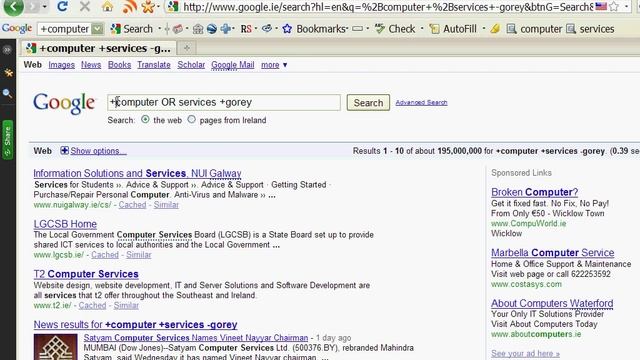 How to use the Google Search Engine more Effectively.