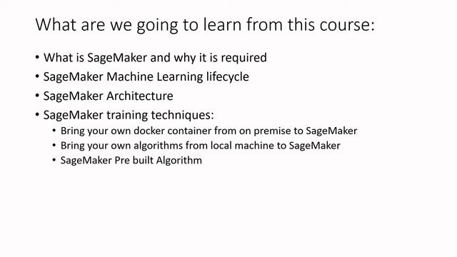 AWS SageMaker- Complete Course-Part1