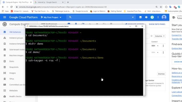 Setup SSH connection to GCP VM