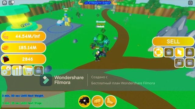 Fast Lifting Simulator, но мой друг нашёл БАГ! +Egor7271