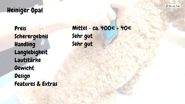 Pudel Schermaschinen Vergleich: Moser Max 50 vs. Heiniger Opal - Wir haben getestet