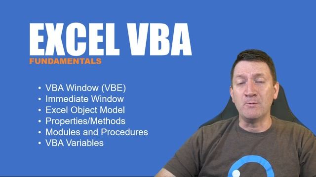 01 - Microsoft Excel VBA Fundamentals Series Introduction