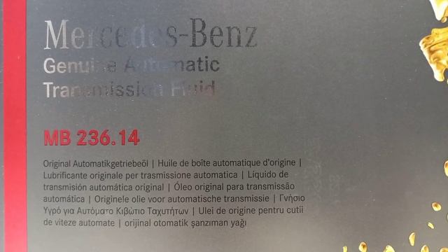 Трансмиссионное масло Mercedes для АКПП MB 236.14 5 литров.