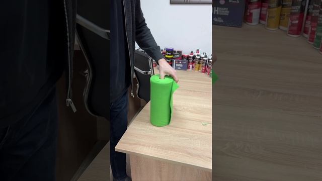 Towel Roll 45 green - Микрофибра отрывная в рулоне