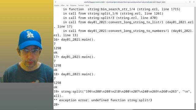 Solving Advent of Code 2021 in Erlang - Day 1 - Sonar Sweep - Task 1