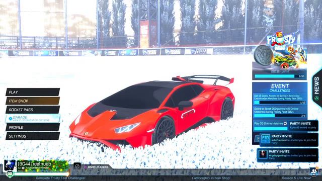 ROCKET LEAGUE LAMBO TW OCTANE FENNEC tournament  GIVEAWAY FAMILY FRIENDLY !MEMBER  !RAFFLE !DISCORD