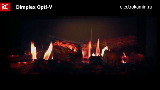 Видеообзор электрокаминов серии Opti V