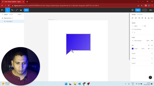 Mastering Shape, Color, and Gradient Techniques in Figma! ?? | Design Tutorial | #figma in Hindi