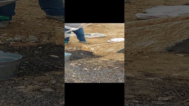 Заезд на участок практически готов.
