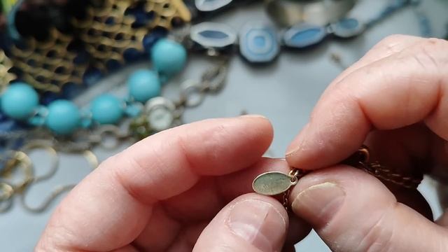 265. Распаковка лота с винтажными украшениями. Кактус как приз ?