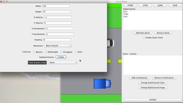 Building Frogger game using Game Maker