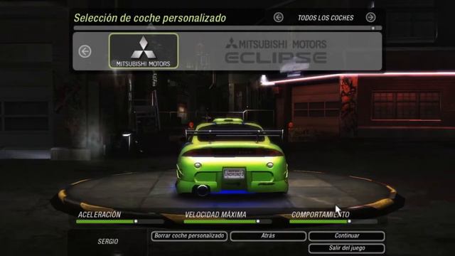 Eclipse Brian O' Conner The Fast and the Furious | NFS Underground 2