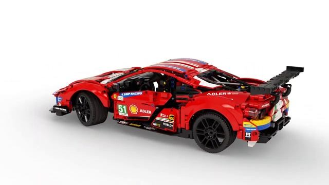 LEGO® Technic 42125 Ferrari 488 GTE AF Corse 51 od maxikovy-hracky.cz