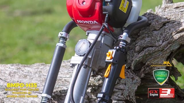 Bullmax Post Driver powered by Honda GX35   Testimonial