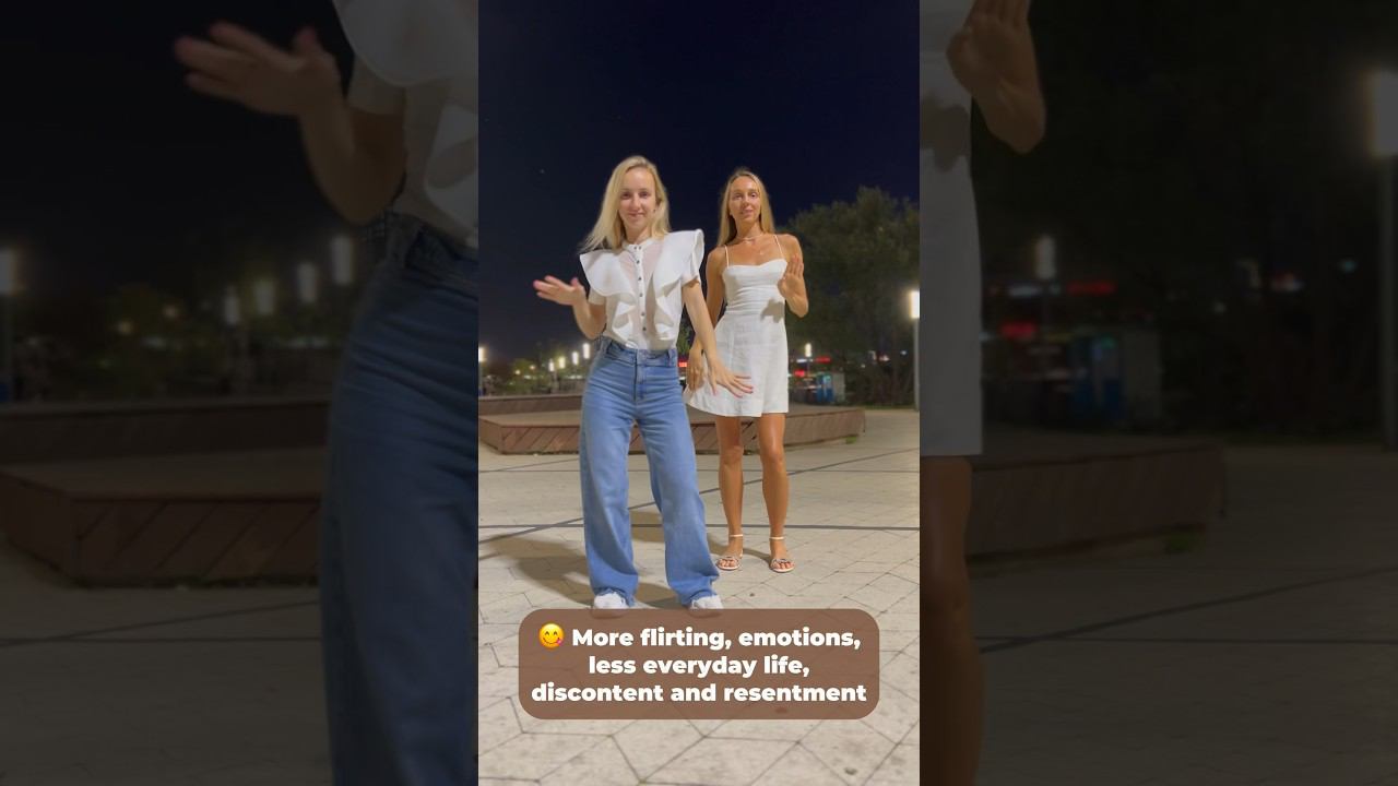 More flirting, emotions, less everyday life, discontent and resentment #flirting #sisters