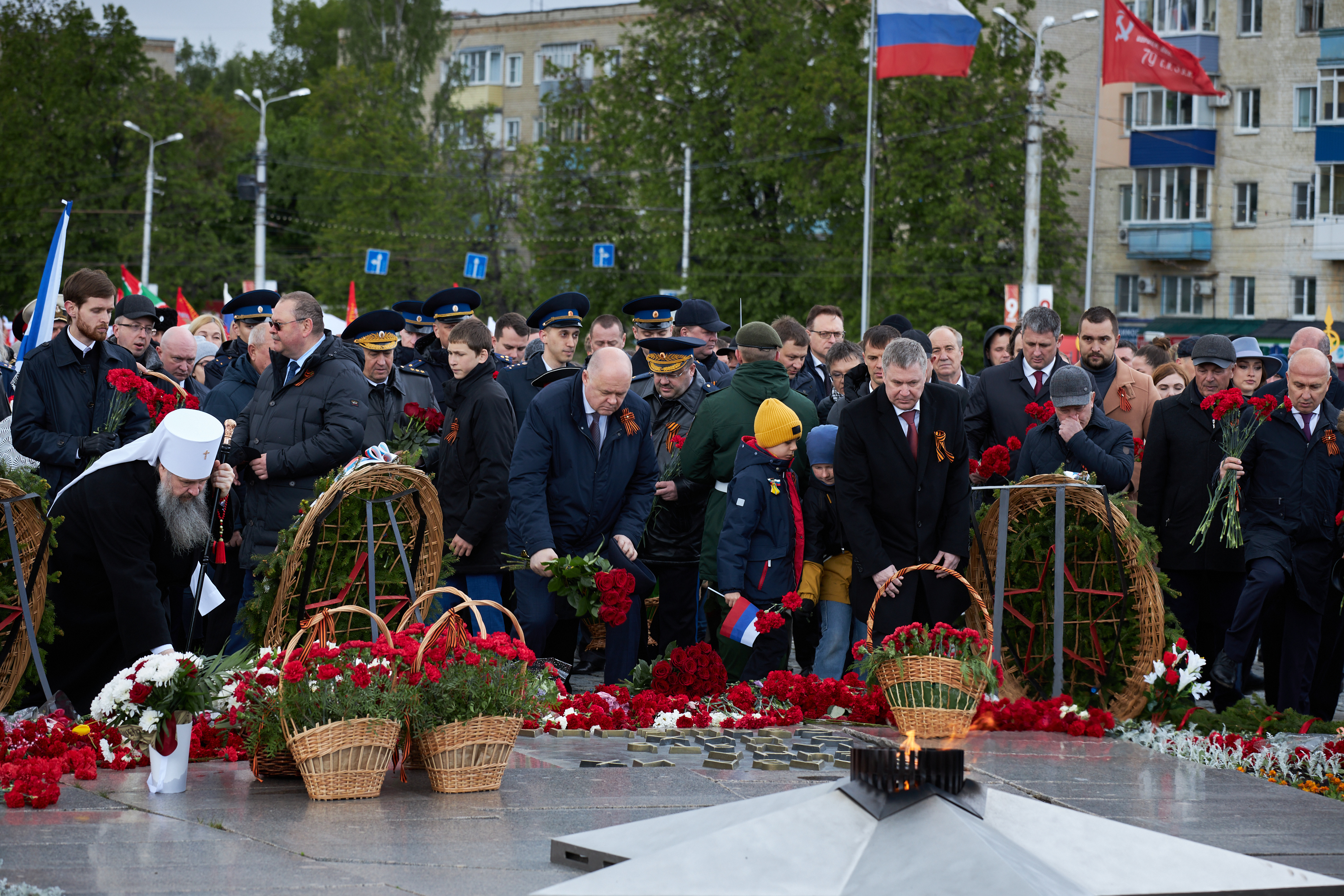 В Пензе парад Победы состоялся у Монумента воинской и трудовой Славы