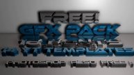 FREE! GFX PACK! +30 Fonts - Templates - PhotoShop CS4 FREE !