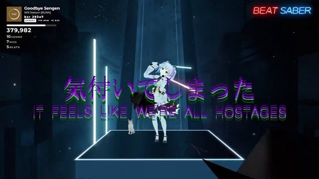 【BeatSaber】Will Stetson - Goodbye Sengen【低スペックPCとOculus Quest 2だけでトラッキング】