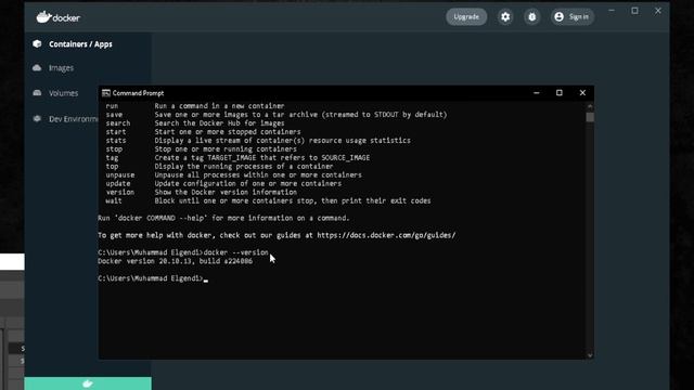 Verify Your Installation of Docker in Arabic