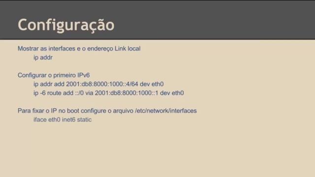 Palestra IPv6 no Linux - Conceitos, práticas e problemas na adoção do novo protocolo da Internet