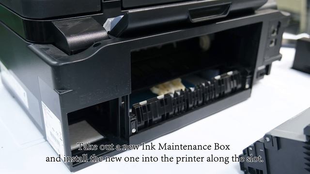 The operation video of T6711 series Ink Maintenance Box