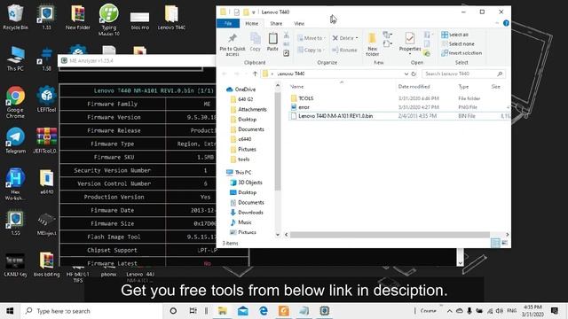 What is Me ? How To Fix Bios ME Region Problem . Lenovo Thinkpad T440 Late Display Solutions.