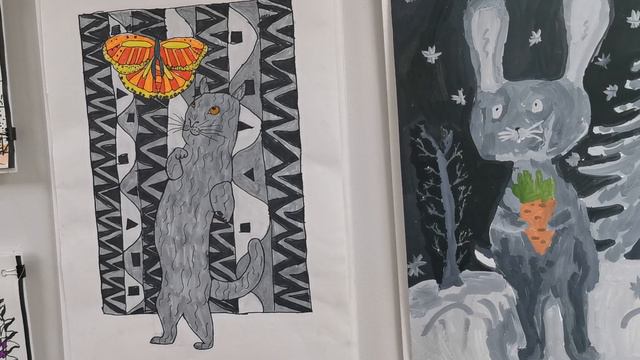 Выставка детских рисунков в Креативном кластере Город Протвино