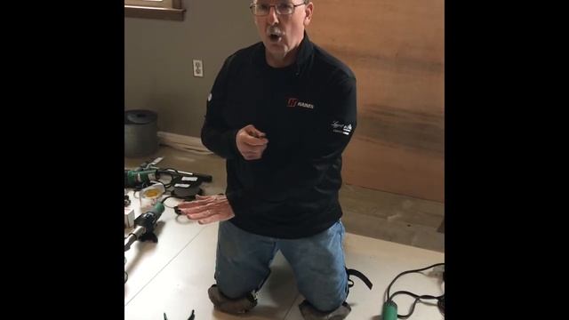 Heat Welding Of Vinyl Sheet Flooring
