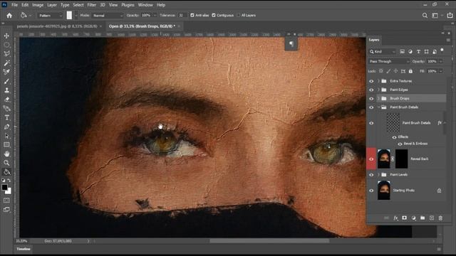 PHOTOSHOPTA GERÇEKÇİ YAĞLI BOYA EFEKT ACTİONU! OIL PAINTING PLUGIN