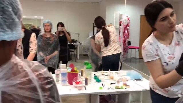 Моменты с курса « Brow Master” Елена Поль
