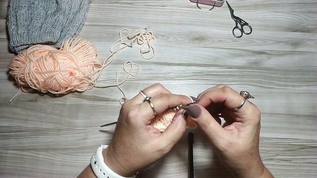 Рельефный узор или теневой узор спицами  6