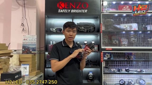 Mở hộp Bi LED Kenzo S700 Pro mới ra mắt - Test sáng thực tế | H2 LED