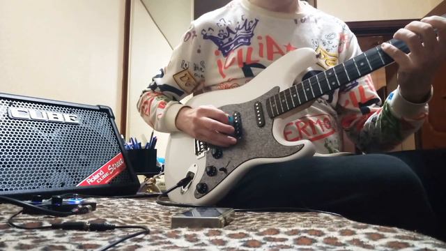 Цой  Муравейник  электро гитара с Jbl Eon One Compact и Coolmusic Cranch Overdrive