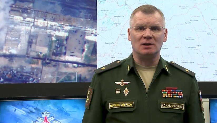 Брифинг Минобороны  18.05.2022 на 11:05