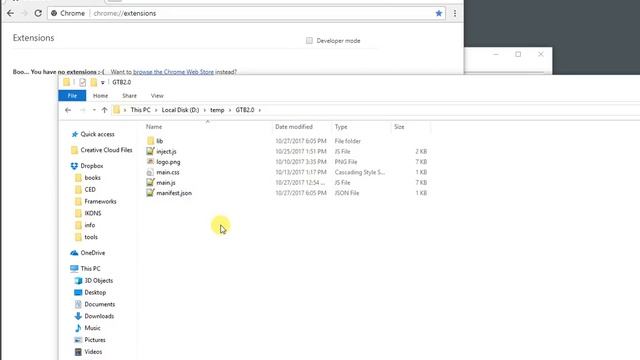 How to install Chrome extension from local file