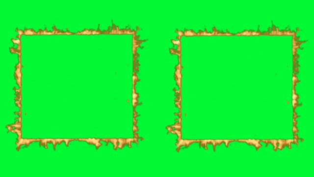 ОГОНЬ ФУТАЖИ на зелёном экране. Видео green screen chromakey огненные узоры.