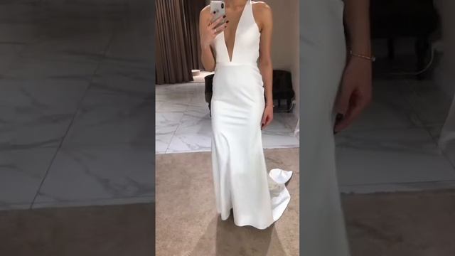 Свадебное платье в стиле минимализм