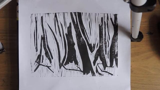 New Environmental Landscape Lino Prints | Printmaking