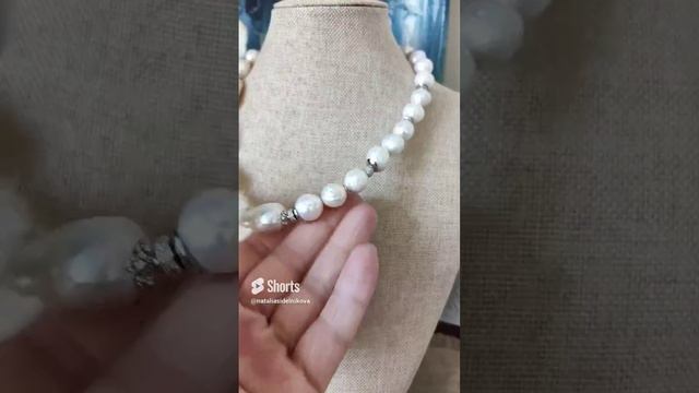 Baroque pearls морской! Вьетнам. круглый остался на одно классическое ожерелье. +7901-794-36-61