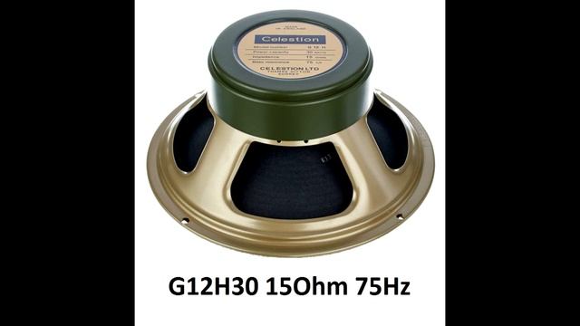 Celestion G12H Heritage Series Comparison (G12H30 75Hz+55Hz)