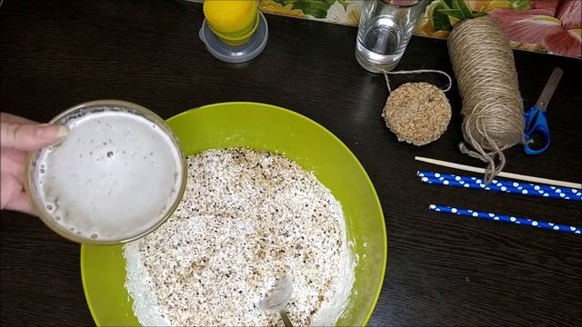 Печенье для птиц своими руками