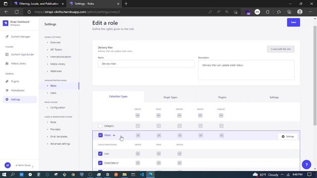 What is user and admin user in strapi?
