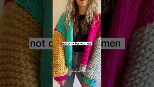 Модное Вязание Пэчворк ❤️Patchwork Fashion Knitting