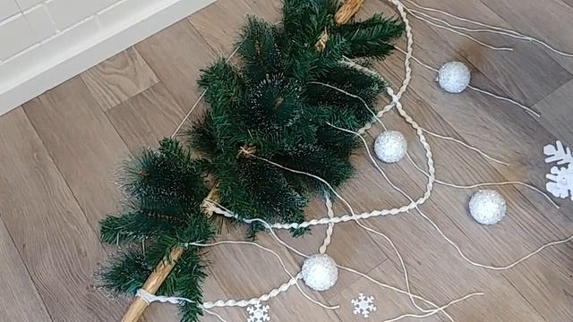 Бюджетно украшаем дом к новому году  2021
