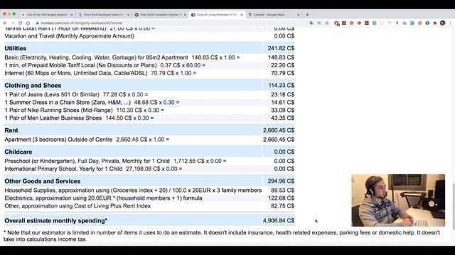 #2 Выбираю город для переезда. Эмиграция в Канаду. Предварительный расчет бюджета для жизни.