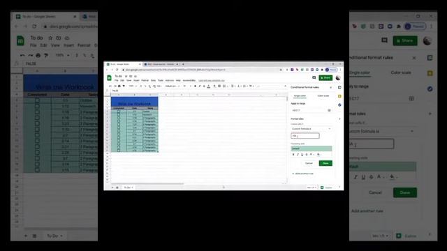 Creating a dynamic check list in Excel