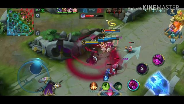 Алиса даёт жару в mobile legends: Bang Bang