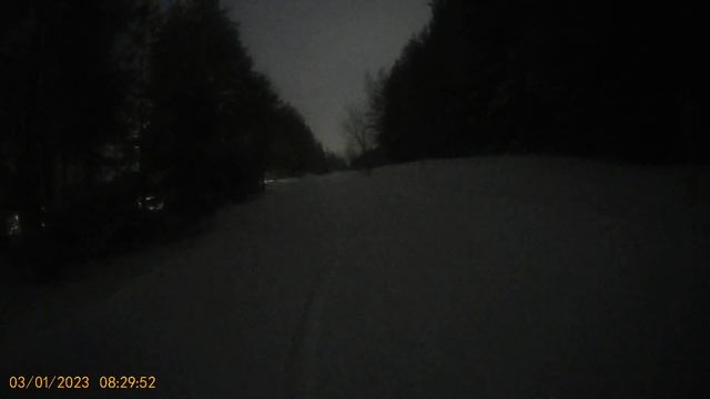 Видео за 03.01.2023 года Еду на работу вид задней камеры