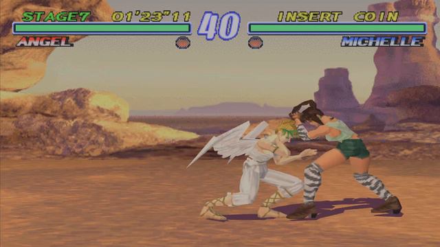 MAX-IG1 - Tekken 2 - Angel - Arcade Mode - (Game-Play)